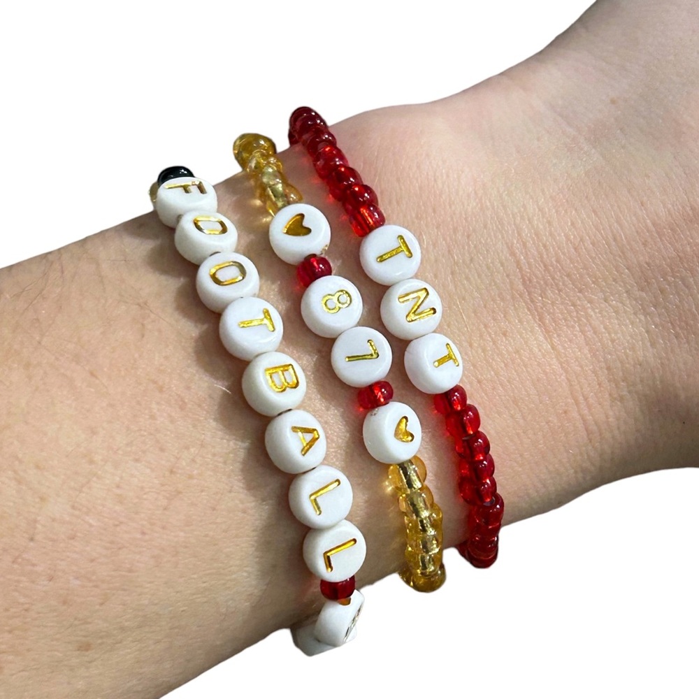 3 Friendship Bracelets Taylor Swift Travis Kelce Kansas City Chiefs Football Era